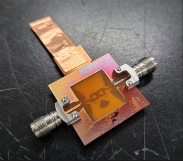 Fabricated LC-tunable open-loop bandpass filter